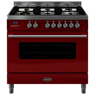 Britannia RC-9SG-DE Delphi Dual Fuel Range Cooker Gloss Red